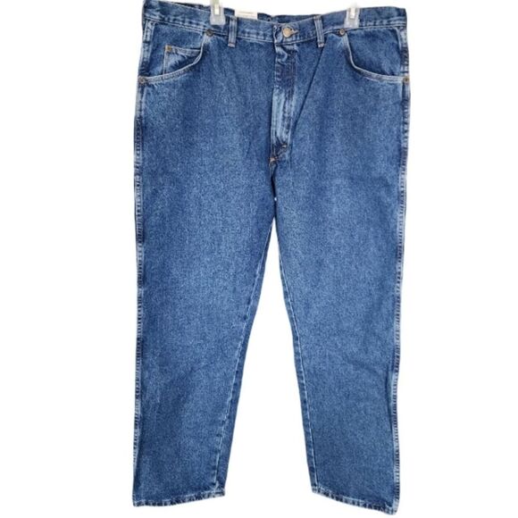Vintage Wrangler 96508DS Regular Fit Jeans 42x30 USA Made NWT 100%‎ Cotton Denim - Picture 2 of 8